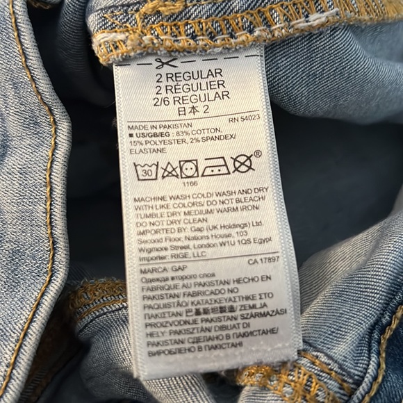 Gap easy jegging skinny blue legging jean size 26 - Picture 8 of 8